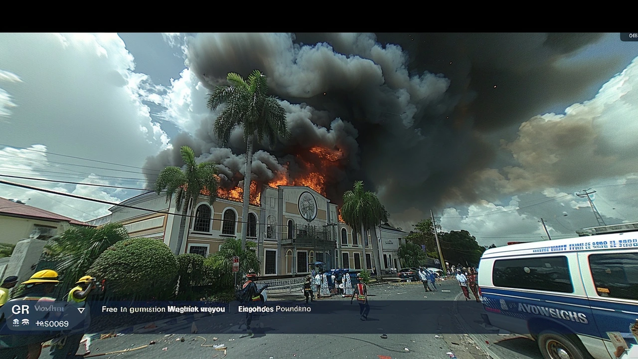 Massive Fire Engulfs Christ Embassy Church Headquarters in Lagos