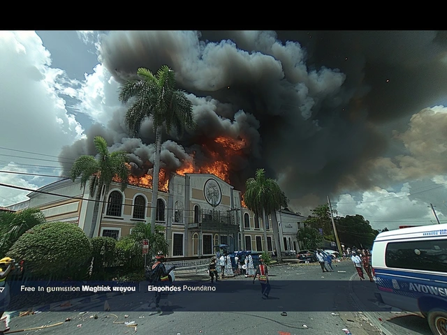 Massive Fire Engulfs Christ Embassy Church Headquarters in Lagos