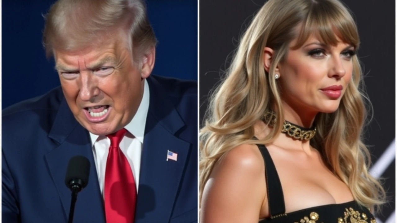 Trump Slams Taylor Swift Over Endorsement of Kamala Harris